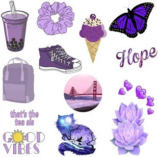 purple freetoedit purple tumblr aesthetic sticker