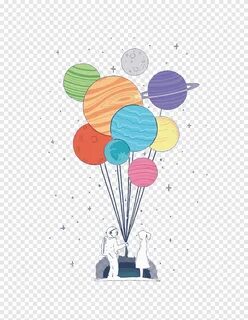 Астронавт держит шар искусства, Воздушный шар Астронавт, аст