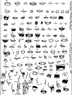 Many Mouths by Kouri-n on DeviantArt Mouth drawing, Anime dr