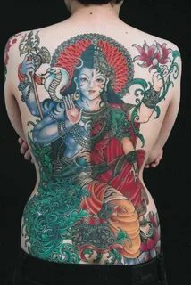 Shiva/Lakshmi Tattoo. I wouldn't get something like the but 