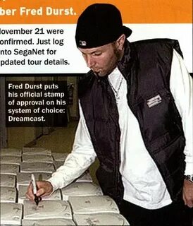 Sean-Paul di Twitter: "Ongoing Signed Fred Durst Dreamcast T