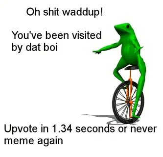 you have been visited by dat boi - GIF on Imgur