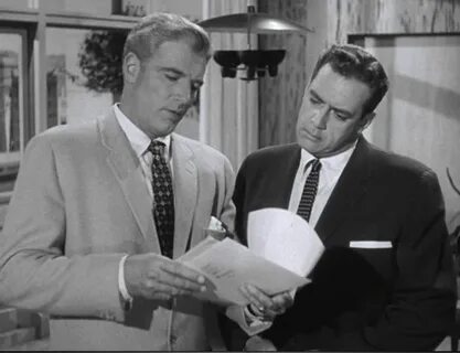 WILLIAM HOPPER (Paul Drake) in "Perry Mason" (Season 2, Epis