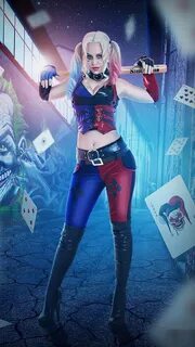 Harley Quinn Cosplay 4k IPhone Wallpaper - IPhone Wallpapers