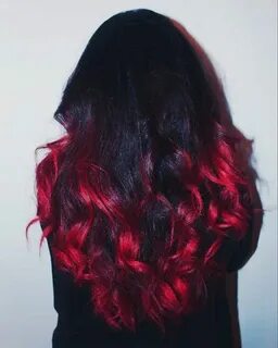 Hair Diaries Red Ombre Red ombre hair, Dip dye hair, Hair co