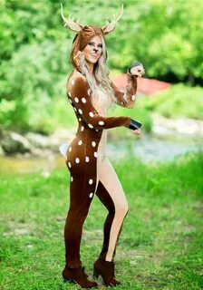 Womens Plus Size Fawn Costume - Snapup