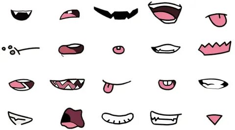 gacha lips mouth freetoedit sticker by @morgansartshell