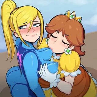 Sanctuary 18+ #Crossover #Samus #PrincessDaisy by #Afrobull 