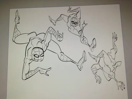 Anthony Clark on Twitter: "Secret to drawing Spider-Man: giv