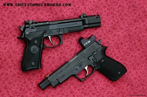 Custom Compensated Beretta M9/92FS & Sig Sauer P220