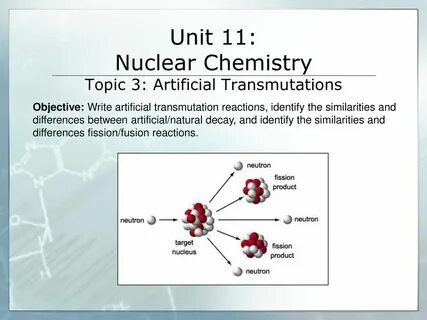 Unit 11: Nuclear Chemistry Topic 1: Natural Radioactivity - 