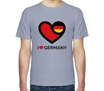 Я люблю Германию (i love Germany) мужская футболка с коротки