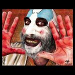 Print 8x10 Captain Spaulding Clowns Horror Sid Haig Dark Ets