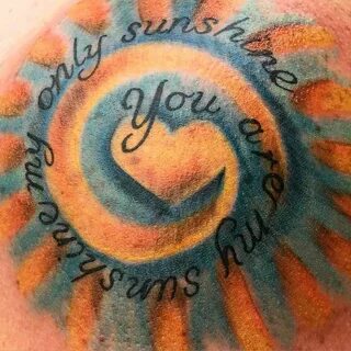 You are my sunshine watercolor tattoo# watercolortattoo# tat