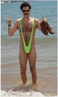 Mankini Borat Mannen String Neon Groen Verkleedkleding Volwa