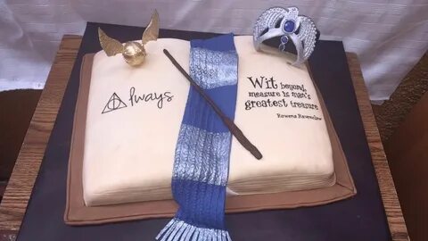 Ravenclaw Cake #HarryPotter #Ravenclaw #HarryPotterCake #Rav