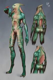 Omnivorous Race Concept Alien concept art, Alien character, 