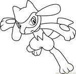Riolu Coloring Pages - Coloring Home