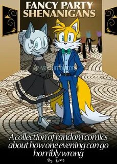 Tails and CC by E-vay Fancy party, Sonic funny, Sonic fan ch