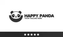 Happy Panda Logo by Segel Codester