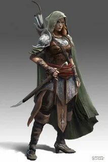 Elf Ranger by Conor Burke Dungeons and dragons characters, C