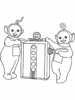 Free printable Teletubbies coloring pages for kids