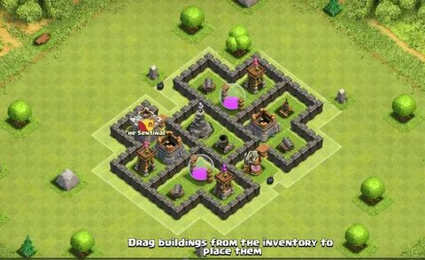 Defense Good Town Hall 5 Bases : Town Hall 5 Trophy Base Lay