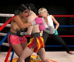 bitch fight blog: fight art : female topless boxing