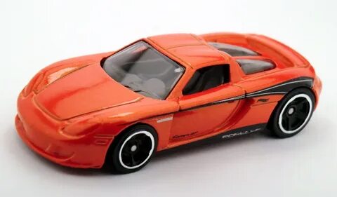 Юбилейная машинка Hot Wheels Porsche Carrera GT, 1:64, оранж