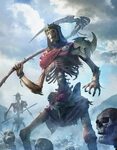 A fanart of Heroes of the storm Undead art, Skeleton warrior
