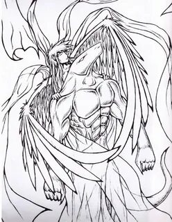 Demon Angel Drawing at GetDrawings Free download