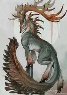 Вендиго * - страшилки Mythical creatures art, Creature drawi