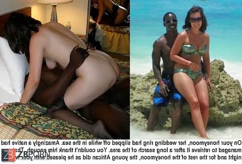 Bi-Racial Cuckold Honeymoon Wifey Beach Caps / ZB Porn