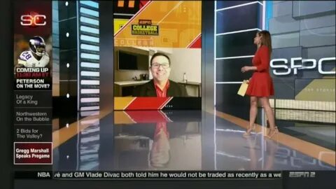 Elle Duncan Hot Tight Legs ESPN - YouTube