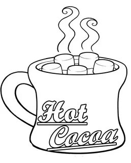 Hot Cocoa Coloring Pages - Best Coloring Pages For Kids