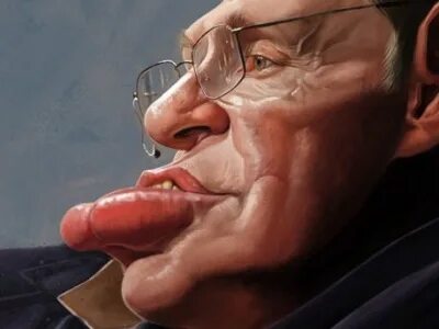Professor Stephen Hawking by markdraws on Dribbble