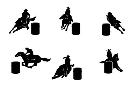 Free Barrel Racing Vector Barrel racing, Barrel, Vector art