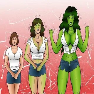 Transformation/She Hulk Shehulk, She hulk transformation, Fu