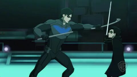 Batman Vs. Robin Clip - Nightwing vs Damian - Comic Vine