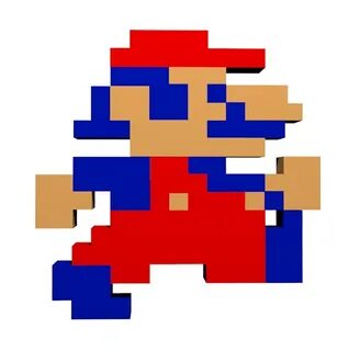 Mario Running Sprite - Floss Papers