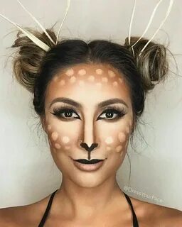 Cute Deer Makeup Halloween Related Keywords & Suggestions - 