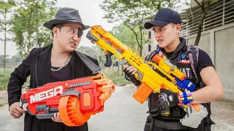 Nerf Guns War: Police Men Of TTNerf Team Special Takes Down 