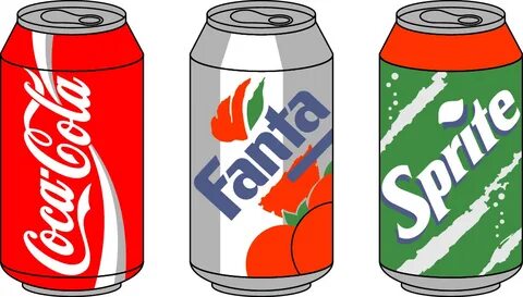 Coca-cola Soft Drink Clip Art - Coca Cola Can Drawing - (100