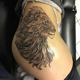 29+ Amazing Style Small Lion Tattoo On Hip