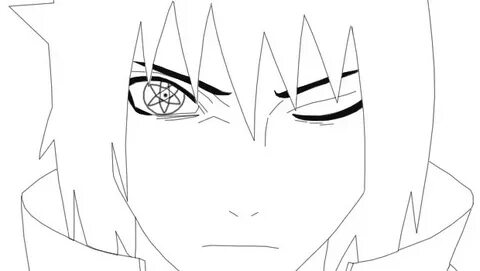 Sasuke Mangekyou Sharingan Coloring Pages Sketch Coloring Pa