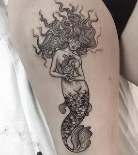 Pin by Carl Gustav Brealey on Henna Mermaid tattoos, Trendy 