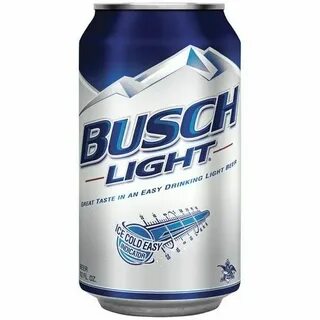 Cerveja Busch Light, estilo Lite American Lager, produzida p