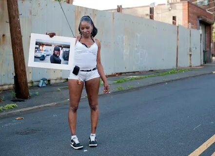 Takeesha again: Hunts Point, Bronx Takeesha with her pictu. 