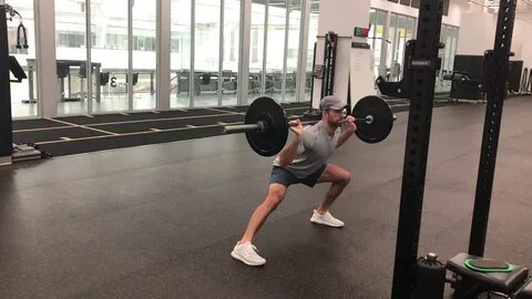 Lateral lunge barbell - YouTube