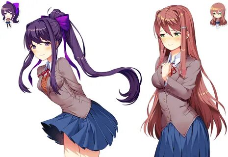 Download HD Free Monika Ddlc - Monika Doki Doki Leaning Tran